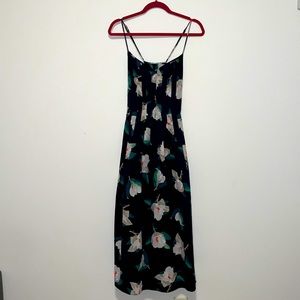 Banana Republic, Summer Navy Floral Dress, with pockets